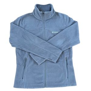 Columbia Gray Full-Zip Fleece Jacket Women’s L